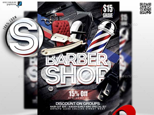 Barber Shop Flyer Download