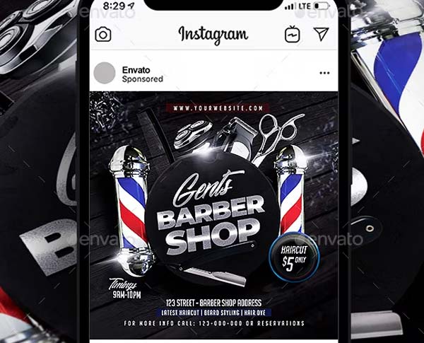 Barber Shop Flyer Templates Word