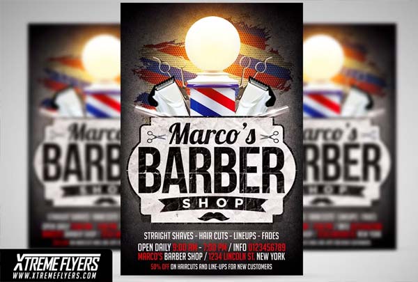 Barbershop Flyer Design Template