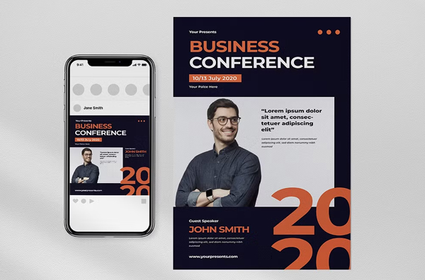 Business Conference Flyer Download