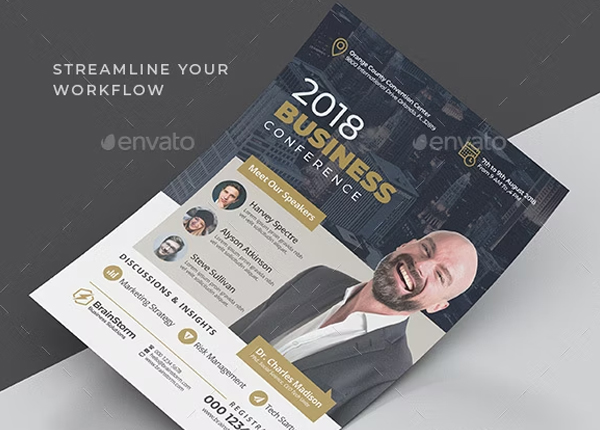 Business Conference Flyer Template Download