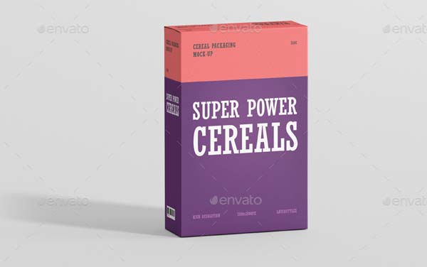 Cereals Box Mockup Download