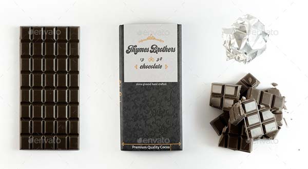 Chocolate Packaging Mockup Free Download