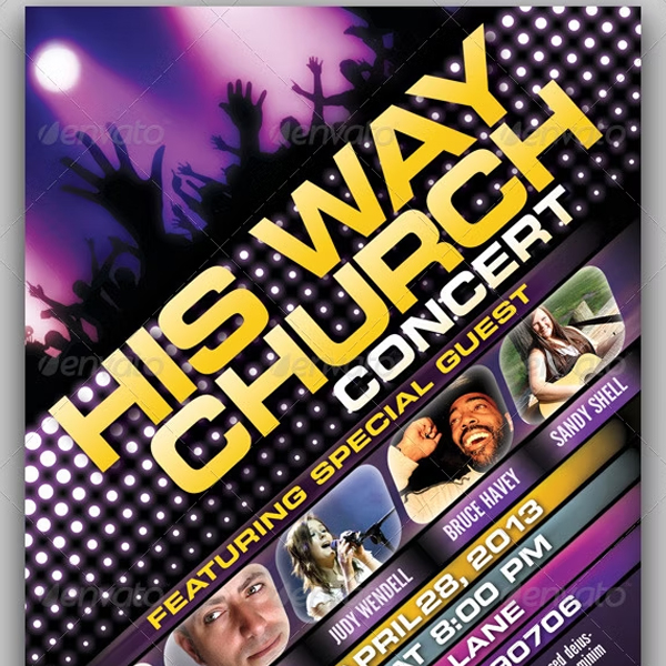Church Concert Flyer Premium Download