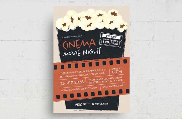 Cinema Night Flyer Template