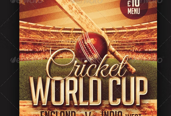 Cricket Cup Flyer Download