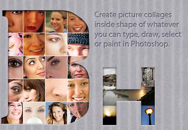 Custom Collages Photoshop Actions