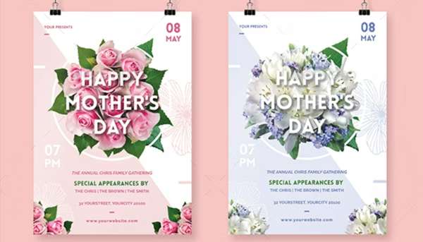 Editable Mothers Day Poster or Flyer Template