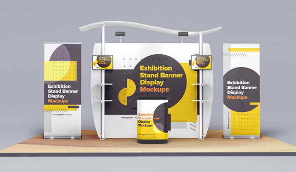 Exhibition Stand Display Mockups