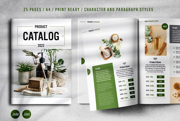 Fashion Product Catalog InDesign Template