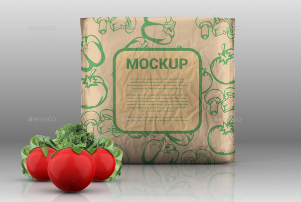 Food Bag Mockup Download