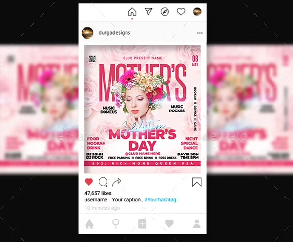 Fully Editable Mothers Day Flyer