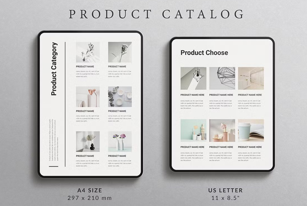 Modern Product Catalog Template