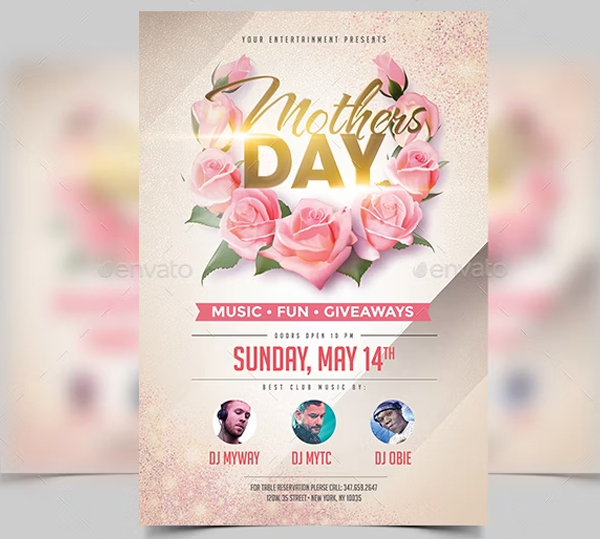 Mothers day Flyer Templates Free Download