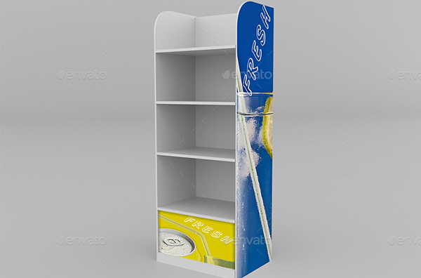 Promotional Store Stand Display Mockup
