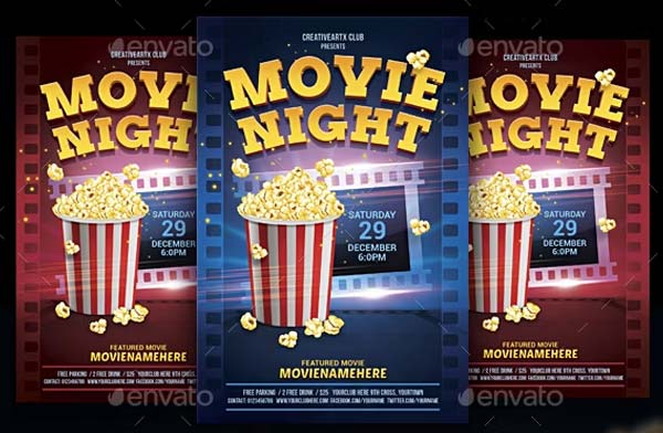 Sample Movie Night Flyer