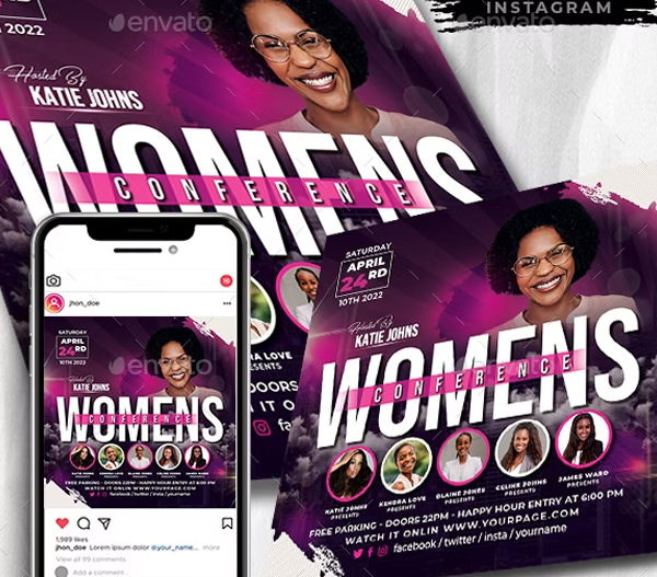Women Conference Flyer Download