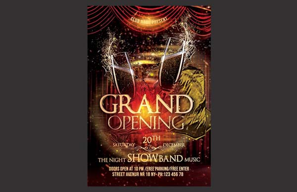 Grand Opening Flyer Printable Template