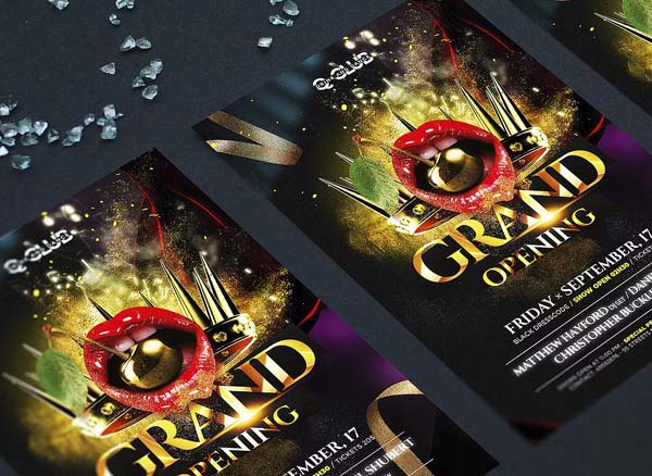 Grand Opening Night Club Flyer Template