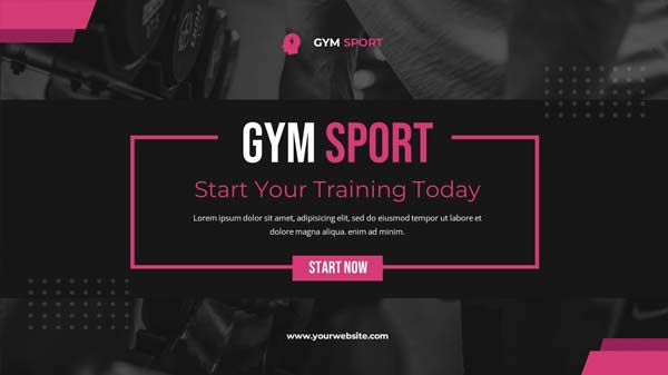 Gym Sport Keynote Template