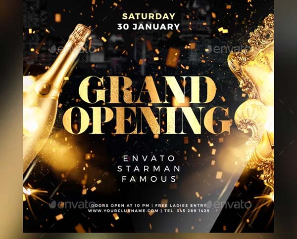 Sample Grand Opening Template Word