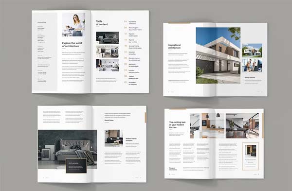 Architecture Magazine Canva Template