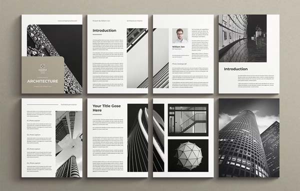 Architecture Magazine Editable Template