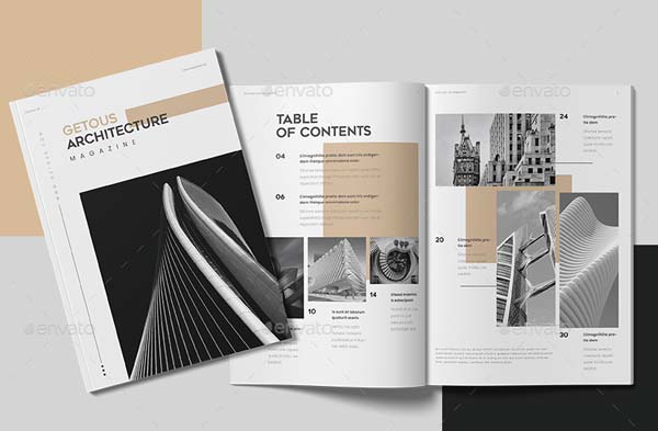 Architecture Magazine Sample Template