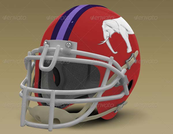 Football Helmet Mock-up