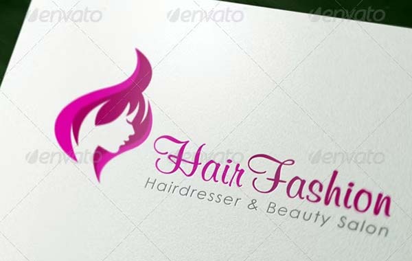 Hair Fashion Spa Salon Logo Download