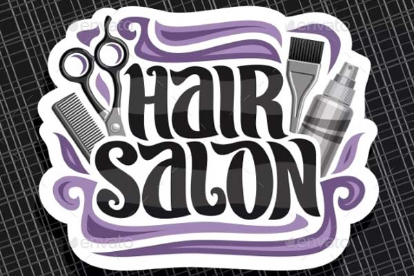 Hair Salon Logo Template