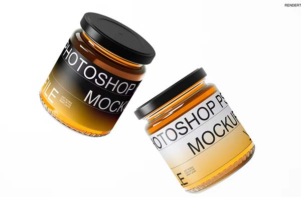 Honey Jar Mockup Set