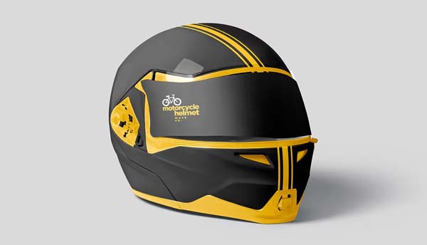 Safety helmet Mockup PSD Download