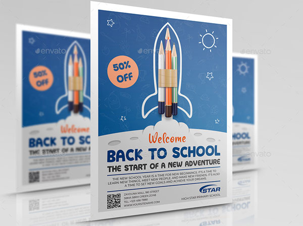 Back To School Flyer Template