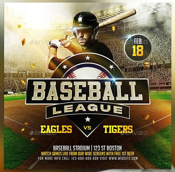 Baseball Flyer Templates Word