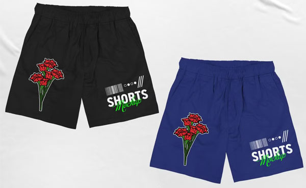 Football Shorts Mockup PSD Free