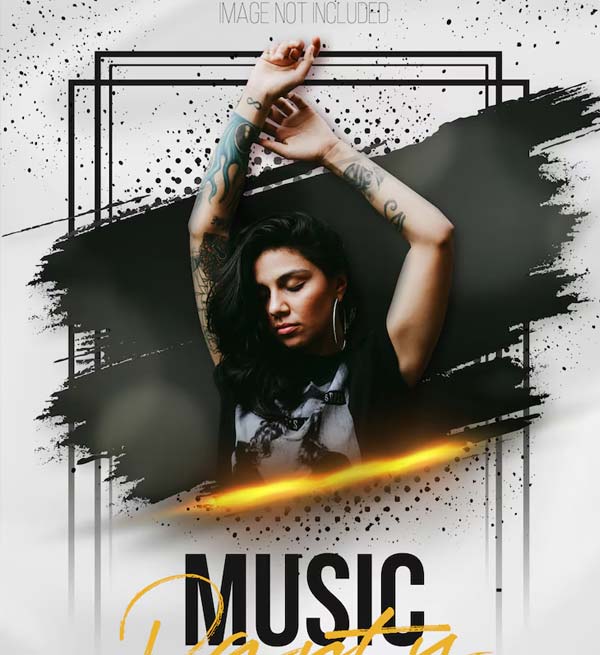 Free Artist Booking Flyer Template