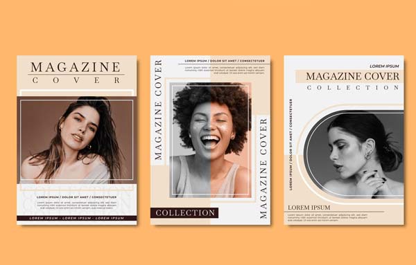 Free Magazine Cover Collection Template