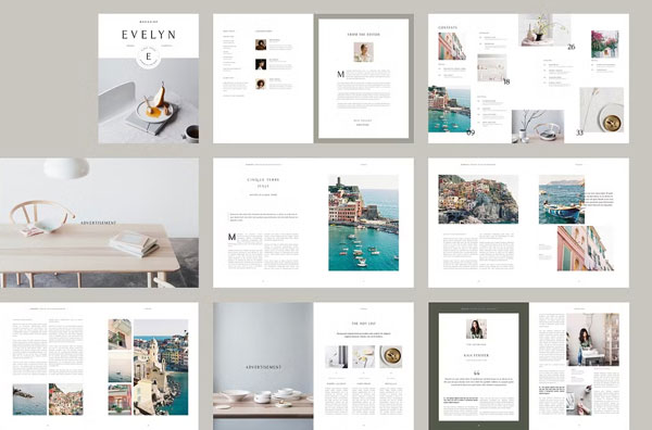 Fully Customizable Minimalist Magazine Cover Template