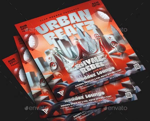 Hip Hop Artist Flyer Template