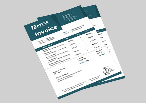 Invoice Download Premium Template