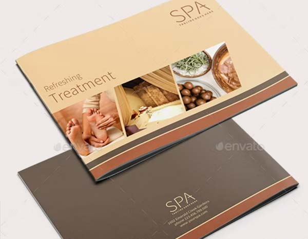 Landscape Spa Brochure Design Template