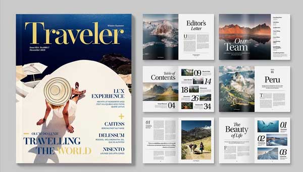 Luxury & Professional 44 Pages Travel Magazine Download