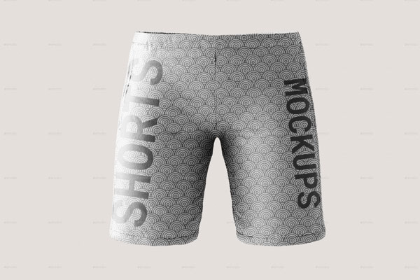 Man's Athletic Shorts Mockup