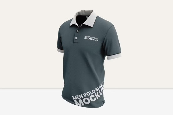 Men Polo Shirt Mockup