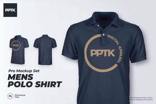 Mens Polo Shirt Mockup