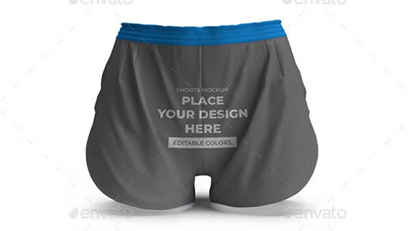 Mesh Shorts Mockup Free