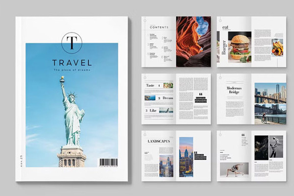 Minimal Magazine Template