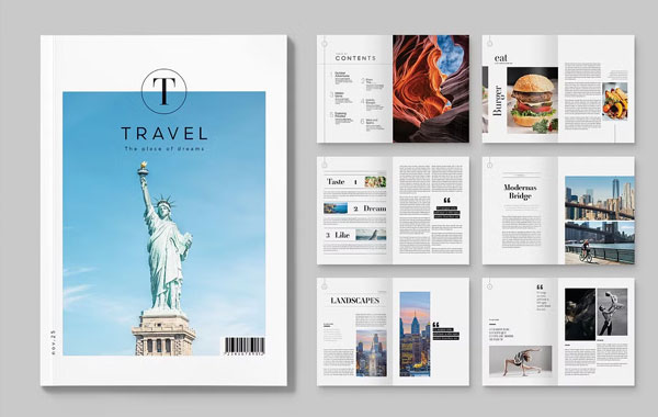 Minimal Magazine Templates