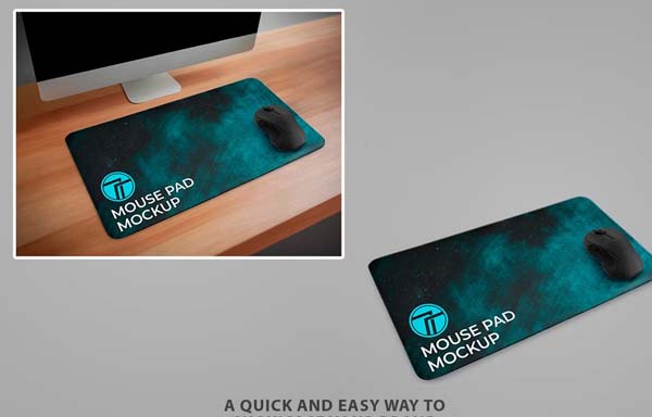 Mouse Pad Mockup PSD Template